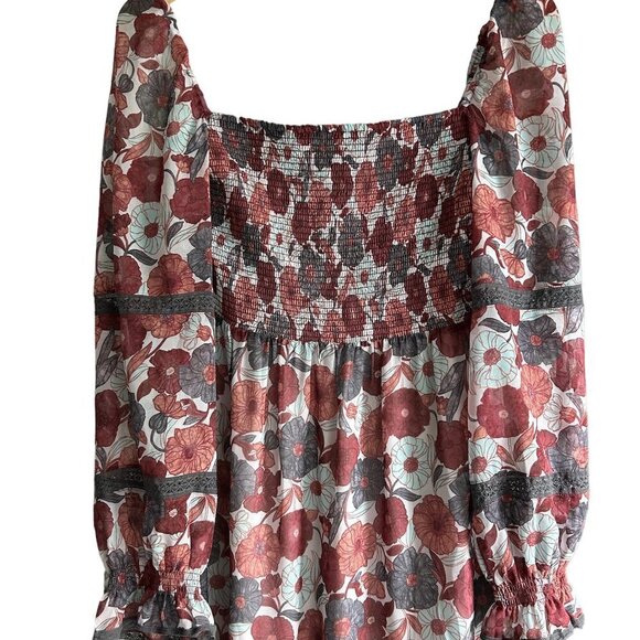 ARITZIA Wilfred Floral Grace Midi Dress US S - Picture 10 of 10